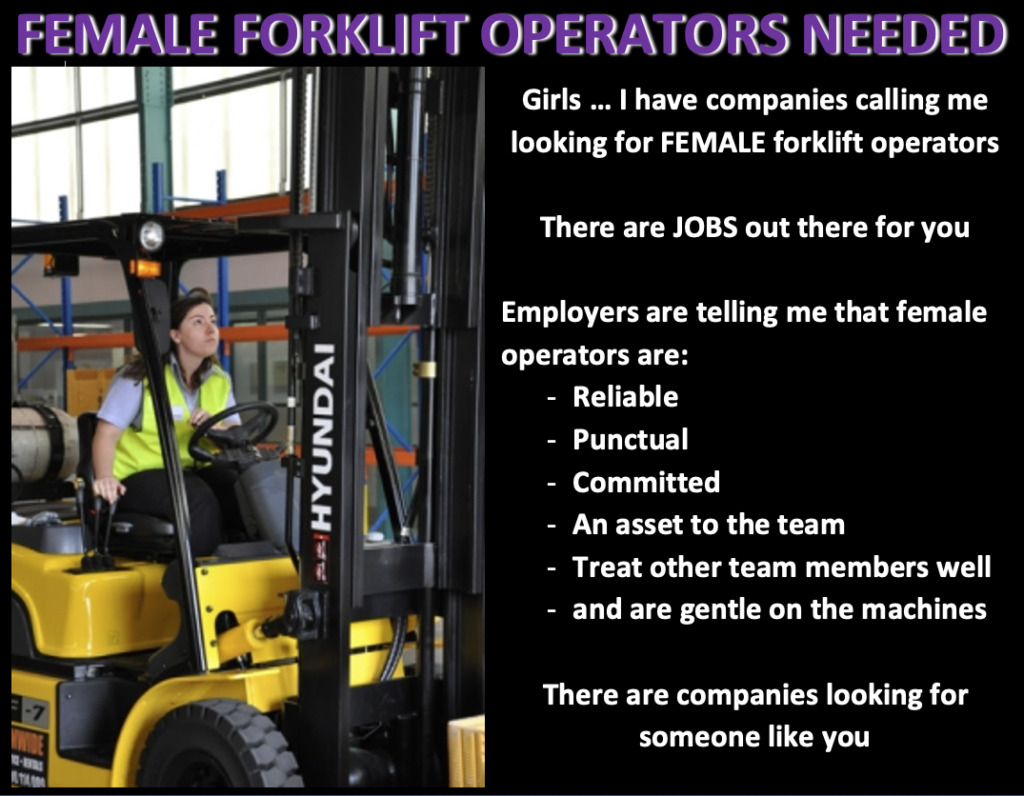 Forklift Ticket for workSAFE Training