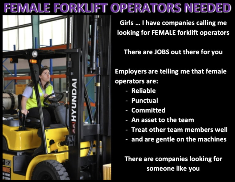 Forklift Ticket for workSAFE Training